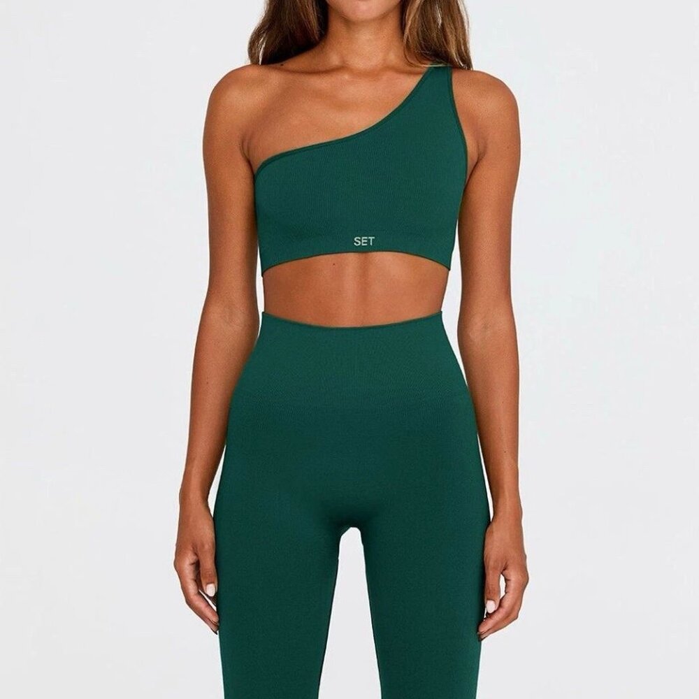 NWOT! SET ACTIVE Sculptflex Leggings in Mojito Green